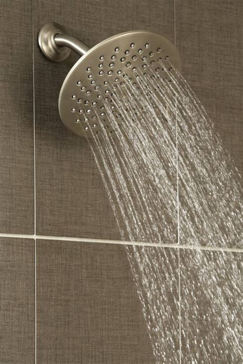 moen rain shower head brushed nickel|moen velocity rain shower head.